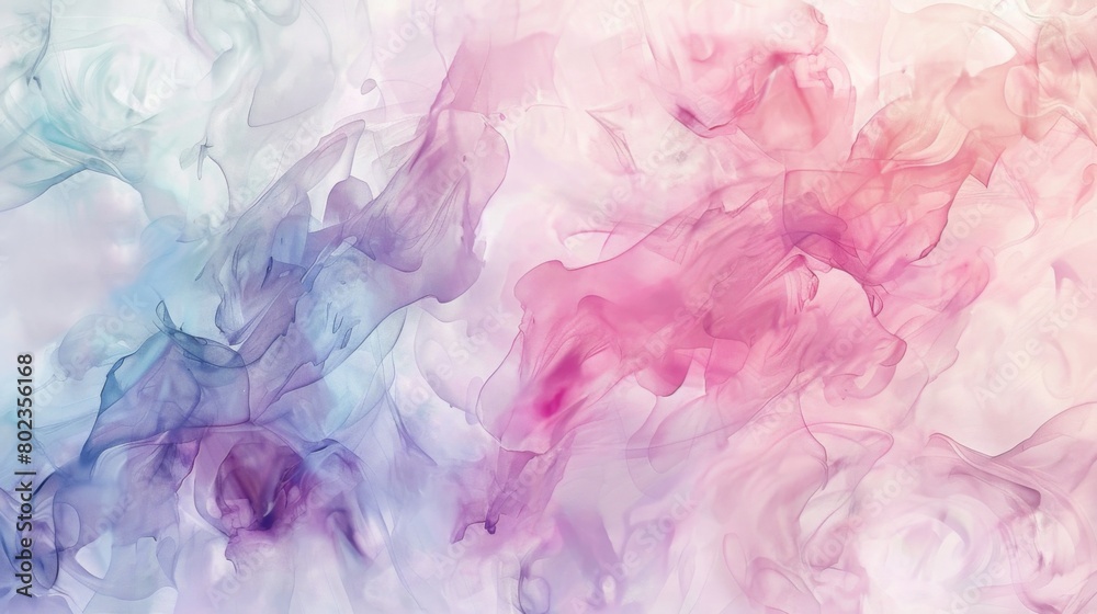 Abstract watercolor swirls in soft pastel hues give a dreamy and artistic texture to your background. Abstract watercolor swirls in soft pastel hues give a dreamy and artistic texture to your background.