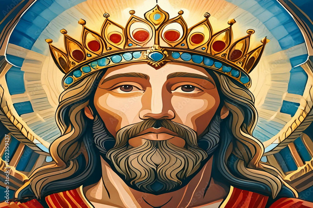 Illustration of Jesus Christ.
