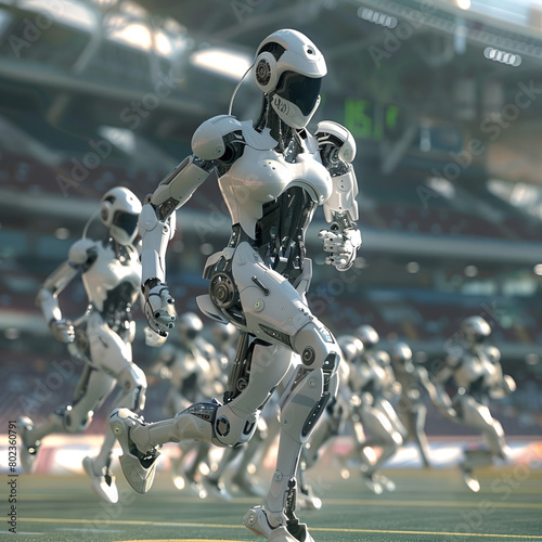 robot running