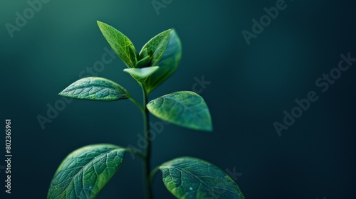 Close Up of a Plant With Green Leaves