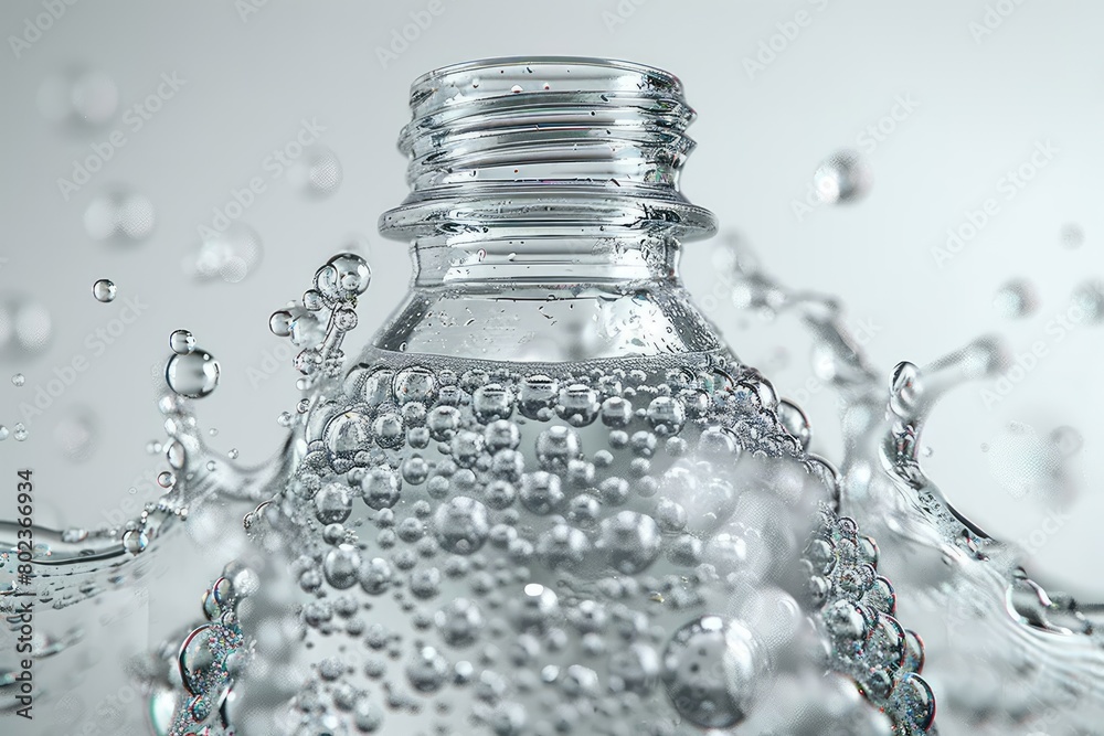 mineral water bottles drinking with splash spilling out liquid and bubbles advertising professional photography mineral water bottles drinking with splash spilling out liquid and bubbles advertising professional photography