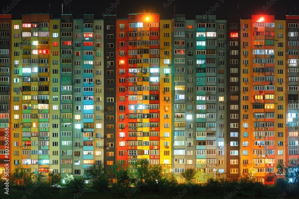 sidewalk of a tall dark building is lit up at night professional photography sidewalk of a tall dark building is lit up at night professional photography