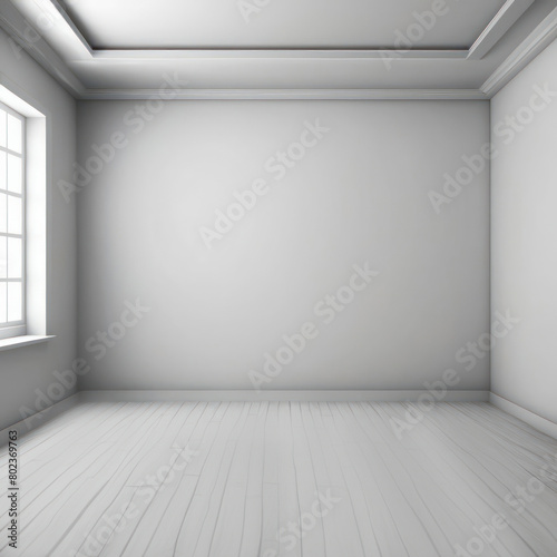 3d background room. Light illustration for design.