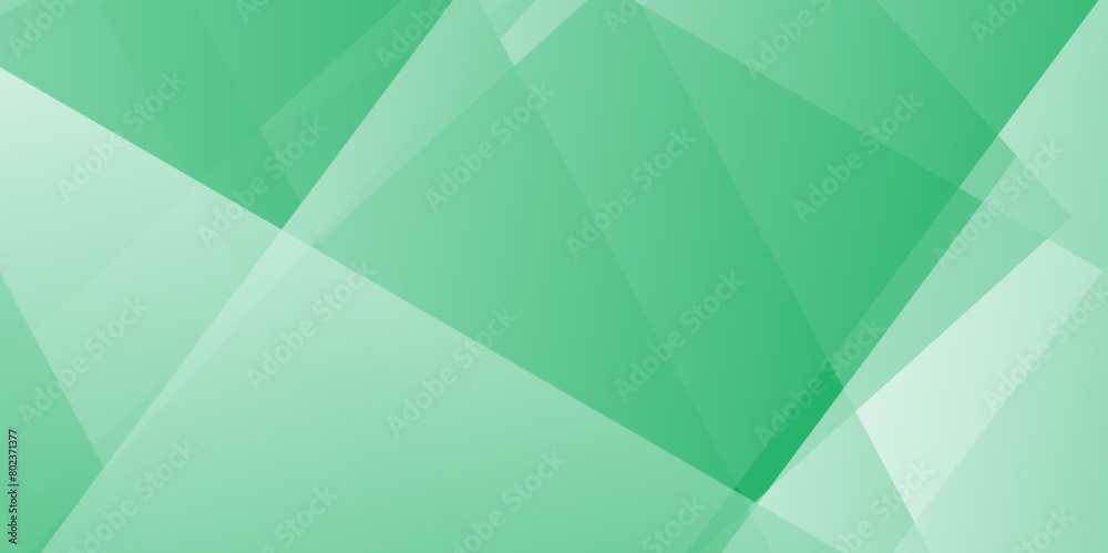 Fototapeta premium Minimal geometric background. Polygonal Background. A captivating abstract composition showcasing green watercolor art with geometric triangular triangles. vector illustration.
