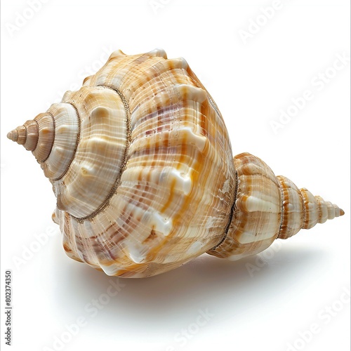 Seashell isolated on white background,  Clipping path included © Quan