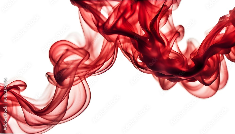 Obraz premium Isolate Beautiful Smooth Smoke Illustration