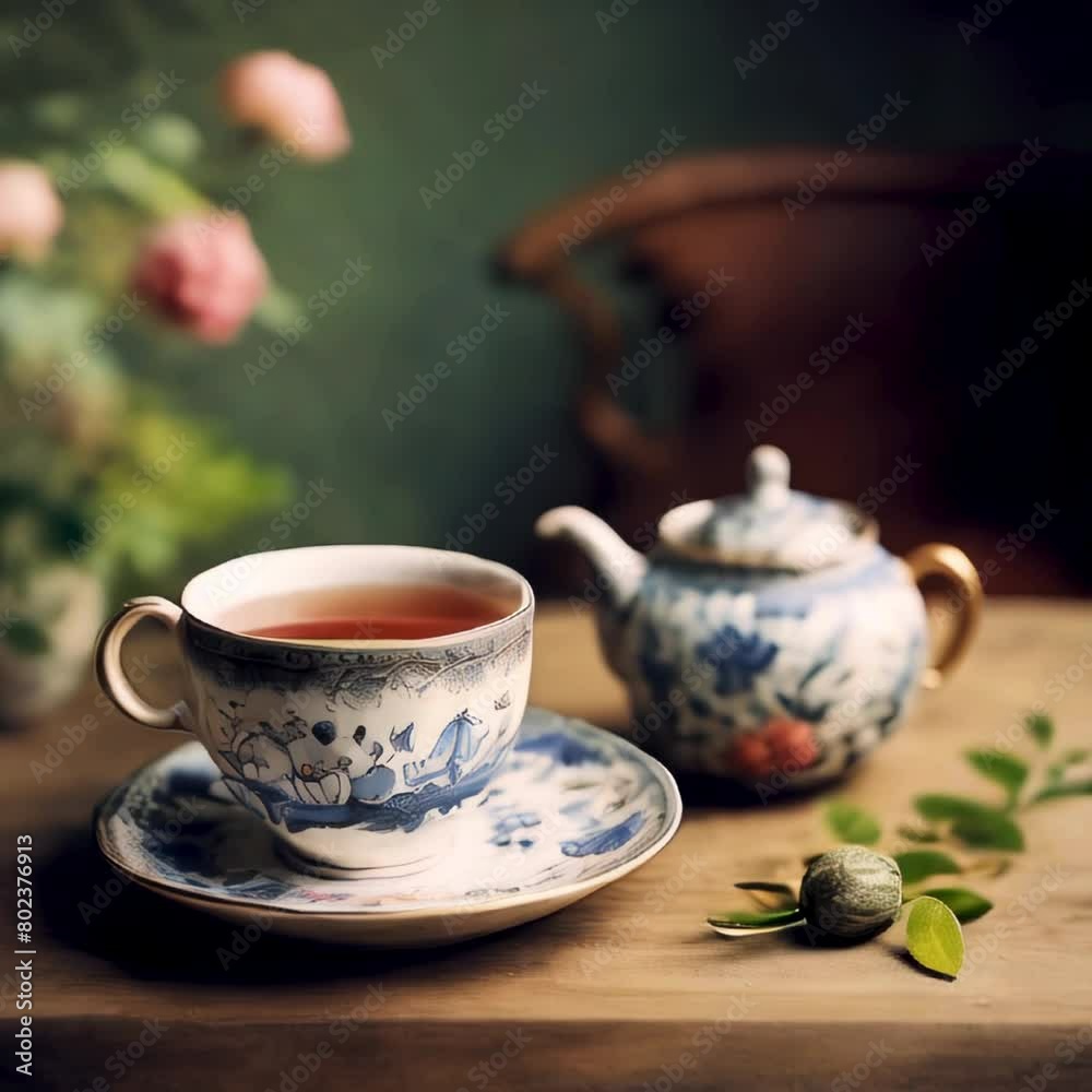 still life with tea still life with tea