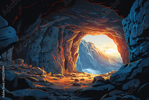  hidden caves illustration