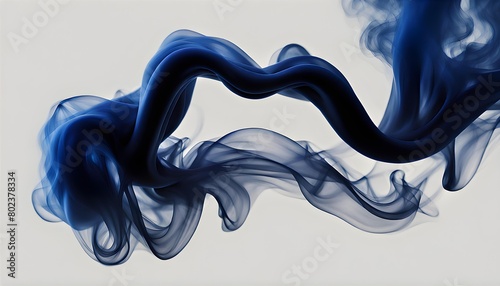 Isolate Beautiful  Smooth Smoke Illustration
