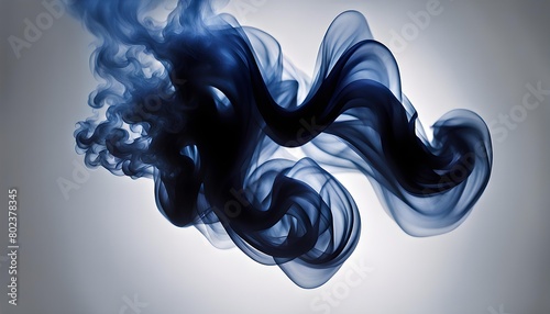 Isolate Beautiful  Smooth Smoke Illustration