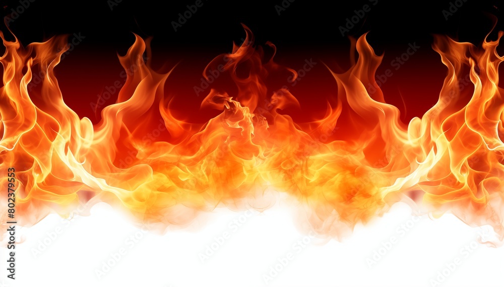 Fototapeta premium fire flames background