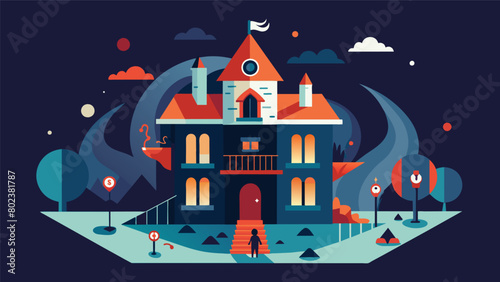 The Deception House An illusionfilled house where guests must navigate through intentionally confusing and disorienting rooms playing tricks on their.