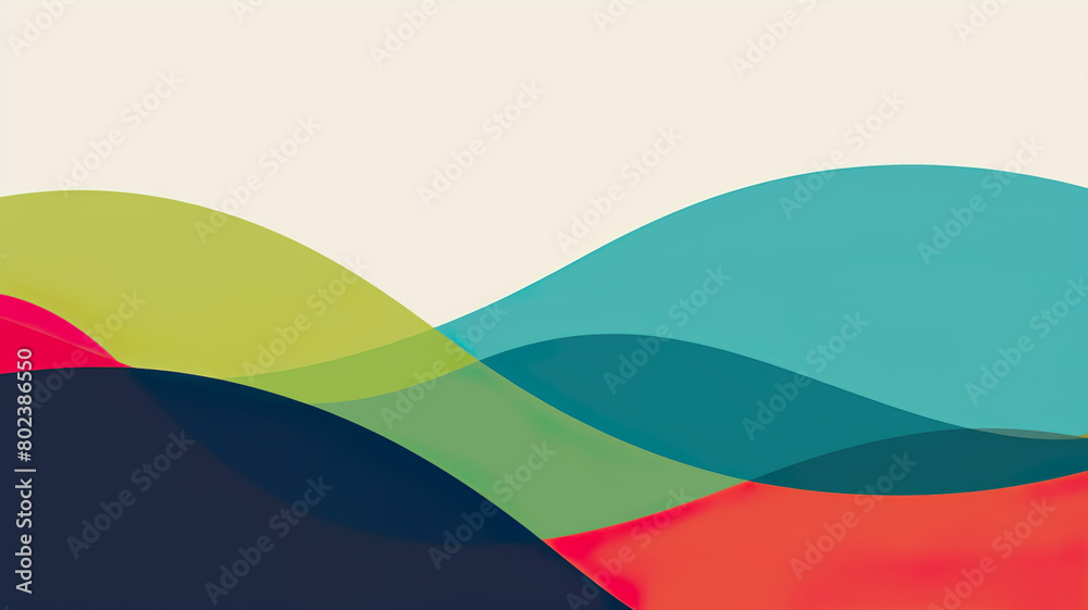 Colorful Abstract Waves Abstract background banner Colorful Abstract Waves Abstract background banner