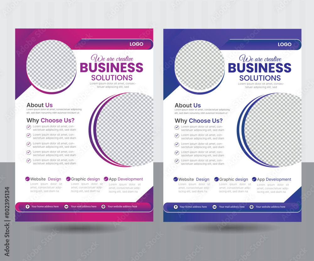 business a4 flyer template design business a4 flyer template design