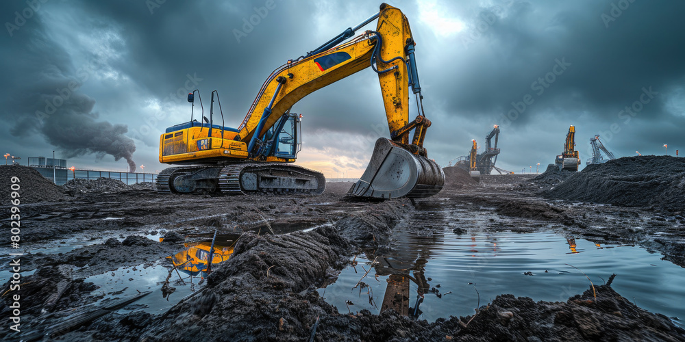 Manufacturing Muscle: Excavator's Precision Work Manufacturing Muscle: Excavator's Precision Work