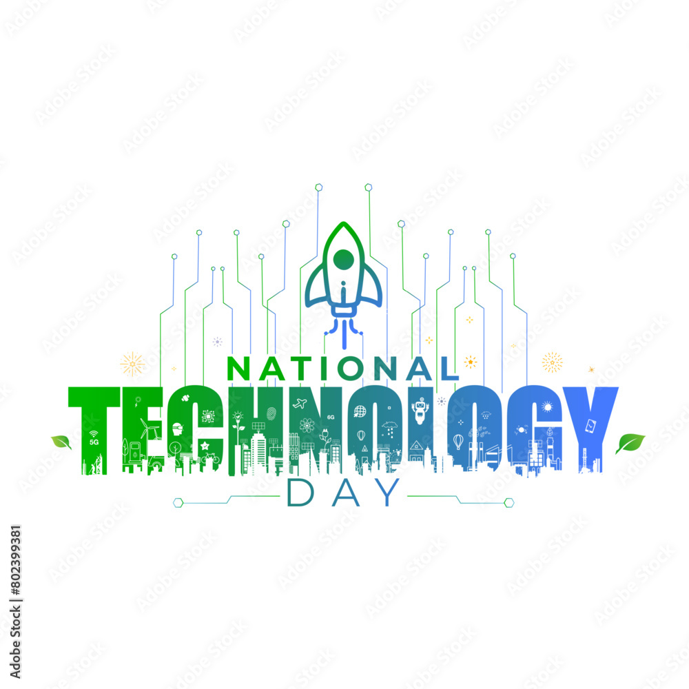 Vector illustration of National Technology Day. India remembering contribution of scientists, technician, and engineers. Vector illustration of National Technology Day. India remembering contribution of scientists, technician, and engineers.