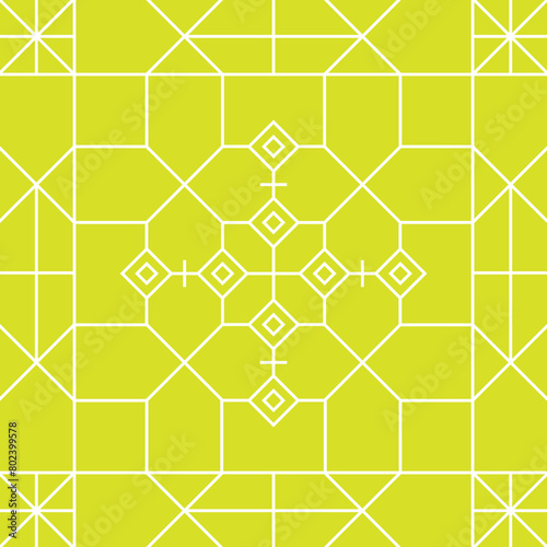 geometric pattern design for textile, fabric and other uses