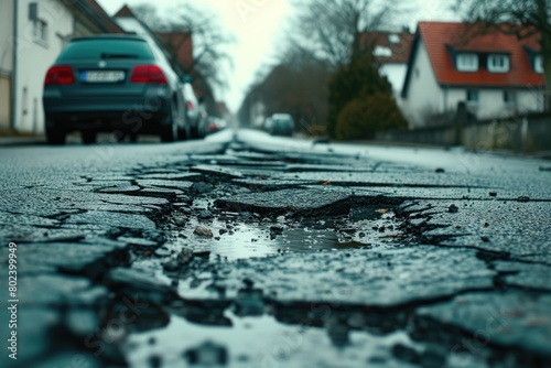 Infrastructure Decay: Potholes in Urban Environments