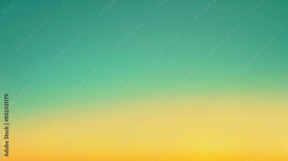 soothing horizontal gradient of saffron and teal, ideal for an elegant abstract background