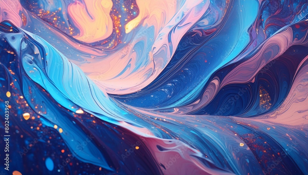 Creative Currents: Abstract Flow of Color Creative Currents: Abstract Flow of Color