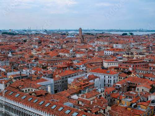Venice. Medieval town in Veneto in Italy Europe. Art and culture. Tourists from all over the world for Piazza San Marco, Grand Canal, Rialto Bridge, Burano 