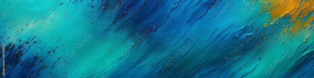 Blue and turquoise light effect on an abstract gradient background with light effects in blue and turquoise shades.