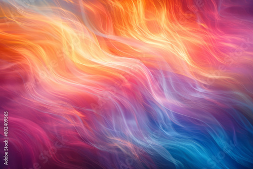 Wallpaper Mural Streaks of light captured in a long exposure photograph turned into an abstract painting, Torontodigital.ca