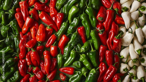 Assorted Peppers and Garlics for Cinco De Mayo Celebration