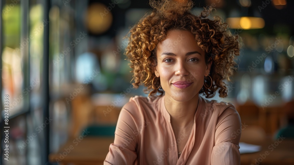 Craft an image of a businesswoman using mentorship