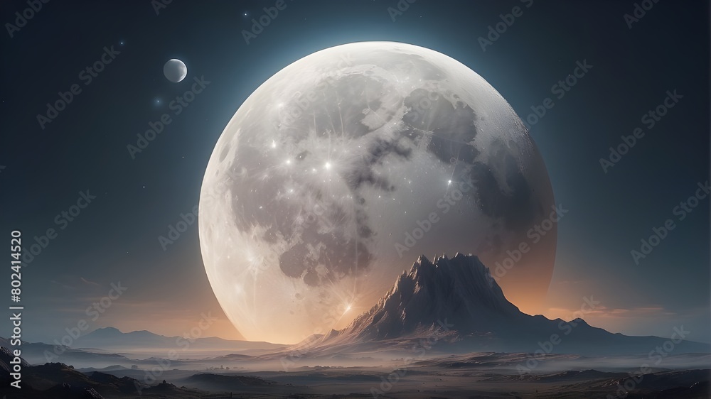 full moon over the mountains full moon over the mountains