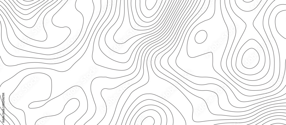 White background topography contour map with black curve lines .luxury topographic wavy pattern and geographic grid map design . White background topography contour map with black curve lines .luxury topographic wavy pattern and geographic grid map design .