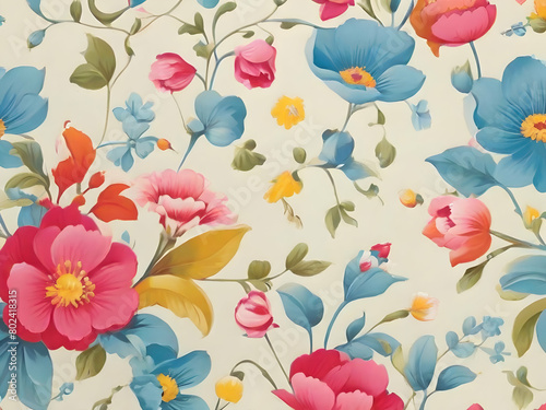 seamless floral pattern ai gerntive