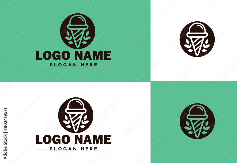 ice cream icon food restaurant cafe logo modern flat business vector logo ice cream icon food restaurant cafe logo modern flat business vector logo