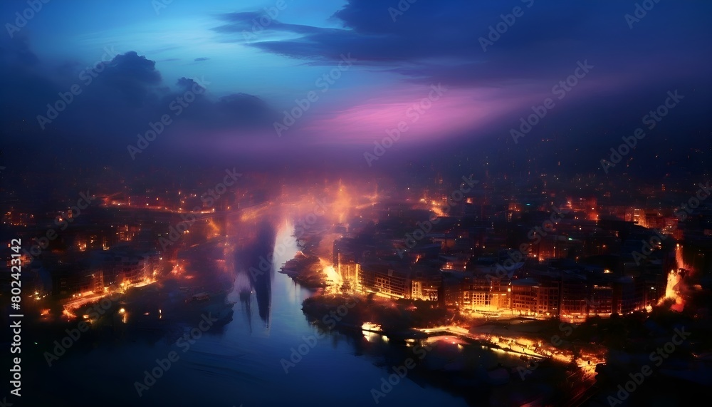 Das Märchen der Nachtstadt. Wallpaper für Computer 4. Das Märchen der Nachtstadt. Wallpaper für Computer 4.