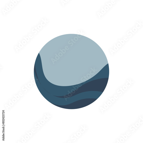 wave background vector of nature template design illustration