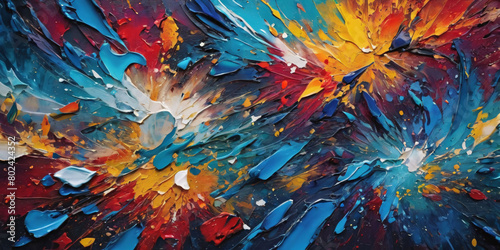 oil color abstract background