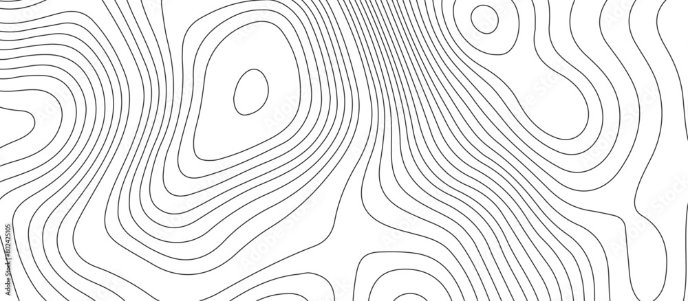 White background topography contour map with black curve lines .luxury topographic wavy pattern and geographic grid map design . White background topography contour map with black curve lines .luxury topographic wavy pattern and geographic grid map design .