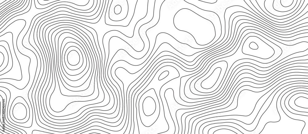 White background topography contour map with black curve lines .luxury topographic wavy pattern and geographic grid map design . White background topography contour map with black curve lines .luxury topographic wavy pattern and geographic grid map design .