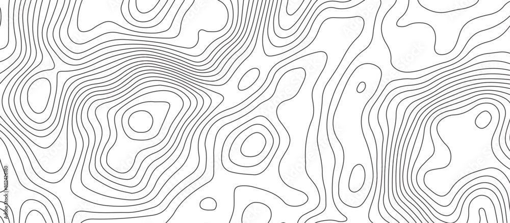 White background topography contour map with black curve lines .luxury topographic wavy pattern and geographic grid map design . White background topography contour map with black curve lines .luxury topographic wavy pattern and geographic grid map design .