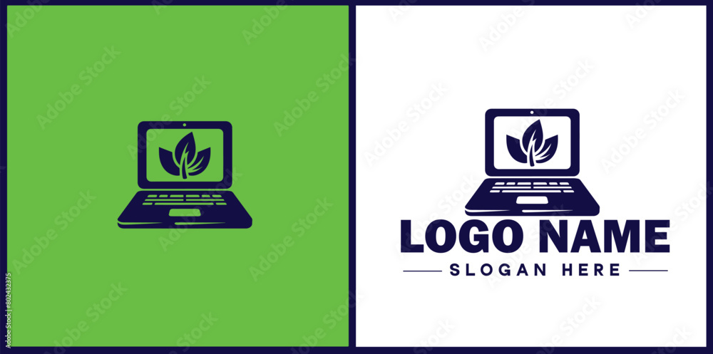 Laptop icon Laptop Repair website design logo