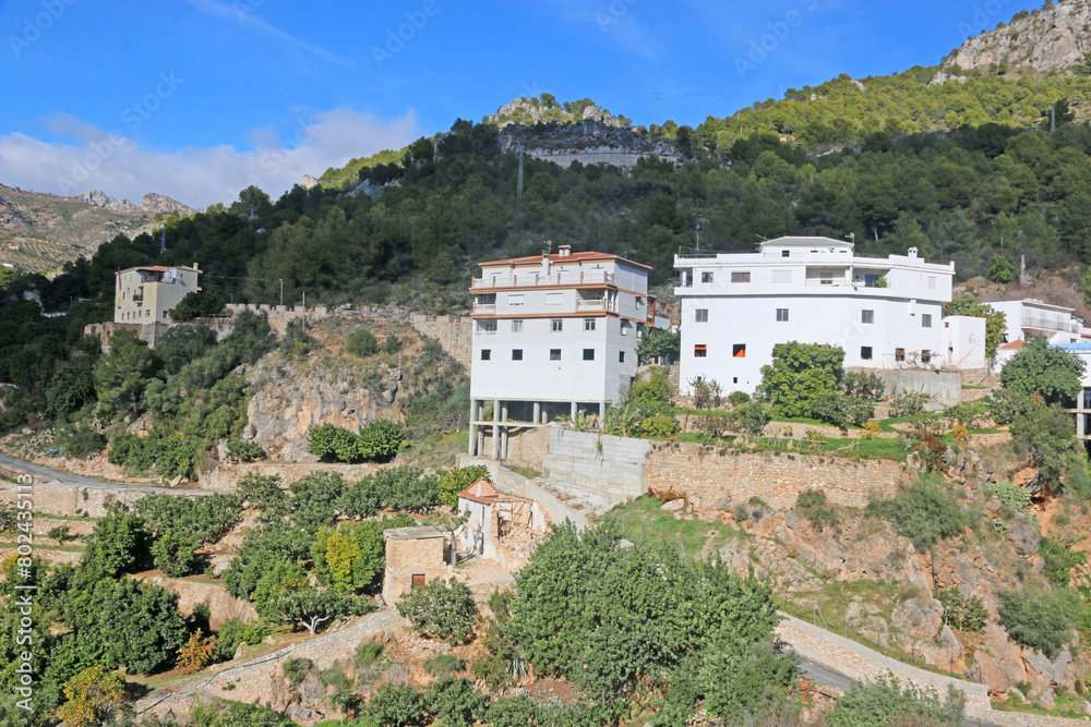 Lentegi village in Andalucia, Spain