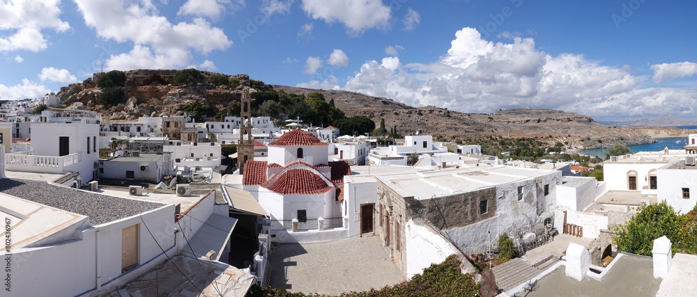 Fototapeta premium Lindos auf Rhodos