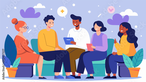 In the group therapy session stories of hope and progress emerged as patients discussed the positive impact of ketamine on their mental wellbeing..