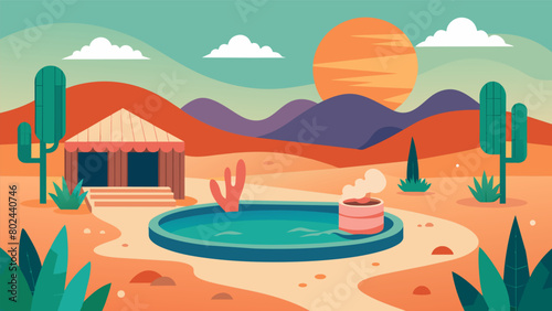 A tranquil oasis in the desert where naturopaths incorporate sauna therapy into treatment plans for patients struggling with chronic fatigue and.