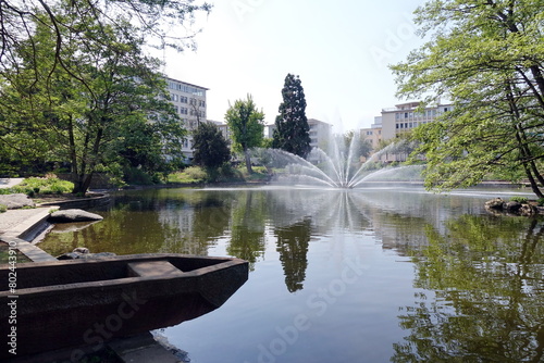 Rechneigrabenweiher in der Obermainanlage in Frankfurt