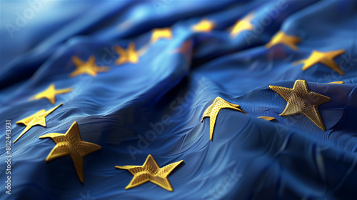 Obraz na płótnie Background based to the European Union flag. w salonie