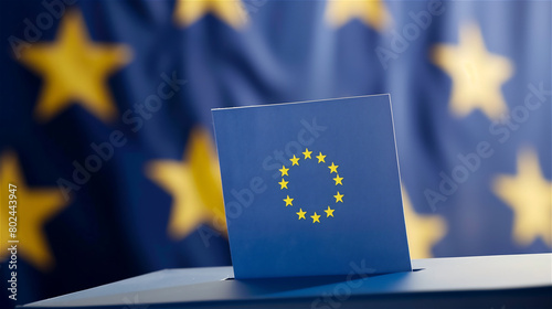 Obraz na płótnie Voting to European parliament. w salonie