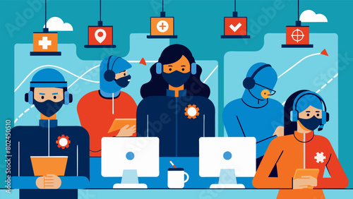 The operators are constantly monitoring the publics response adjusting their tactics in realtime to ensure maximum effectiveness in spreading fear..