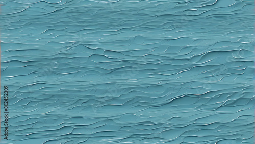 A textured shot with patterns of blue waves that mimic the calming motion of ocean waters photo