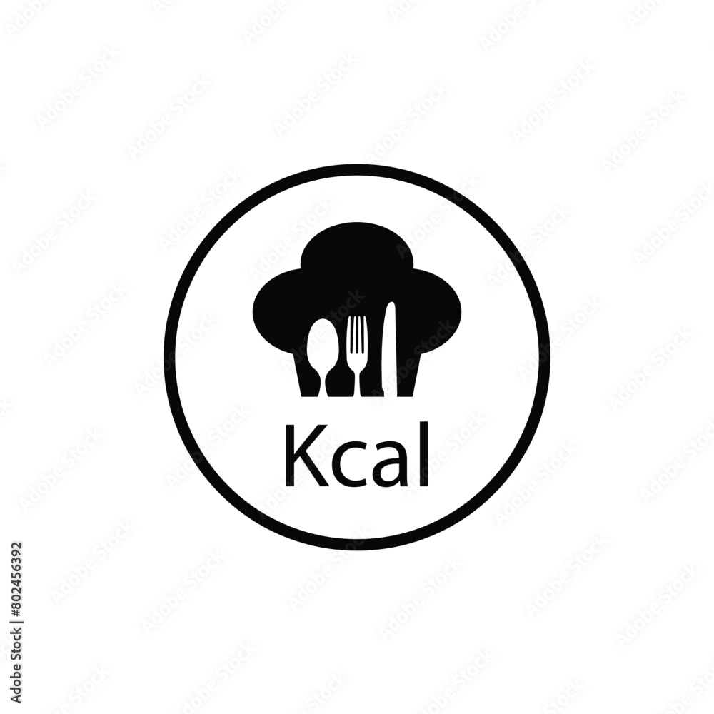 calorie icon vector diet sign kcal icon calorie icon vector diet sign kcal icon